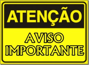 Atenção - Aviso Importante