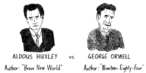 Aldous-Huxley_George-Orwell