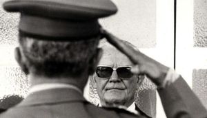 General Ernesto Geisel e sua tradicional "carranca"