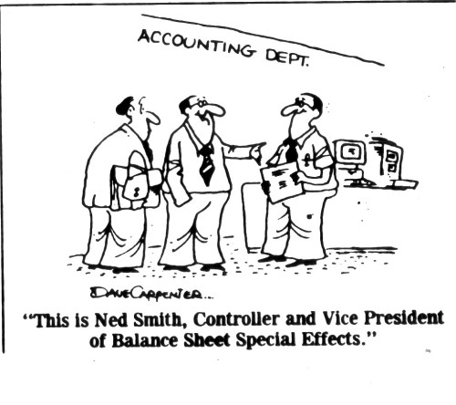 Balance Sheet special effects