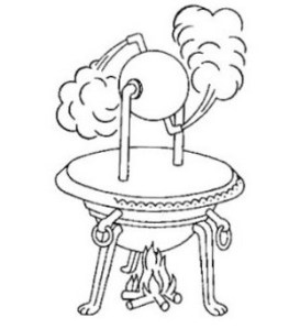 Eolípila - máquina a vapor de Heron