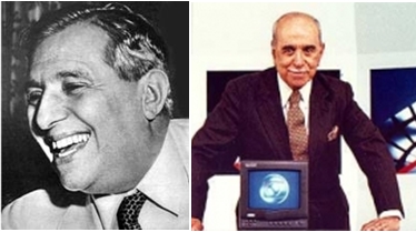 Assis Chateaubriand (esq.) e Roberto Marinho (dir.)